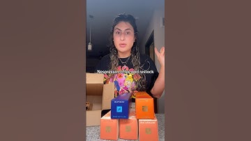 Nespresso pod restock!! #coffee #nespressovertuo #nespresso #nespressopods #coffee