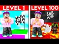 Can LANKYBOX Beat This ROBLOX OBBY THAT GET'S HARDER THE MORE YOU PLAY?! (IMPOSSIBLE!!)