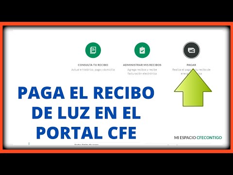 Como Pagar el Recibo de Luz En El Portal de CFE Por Internet 2022