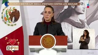 ¿Presidenta Sheinbaum DESMIENTE versión de Pepe Aguilar sobre ATAQUE 4RMAD0?