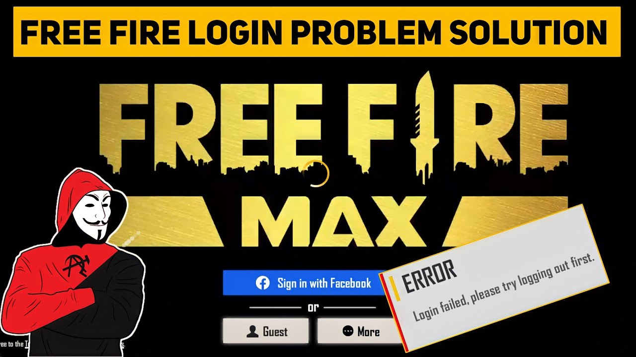 Free fire facebook login problem, free fire login problem