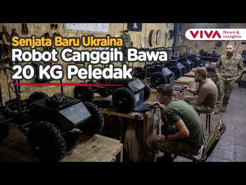 Ukrainian "Hyena" Ground Robot Carries 20 Kg of Explosives, Targets Russia