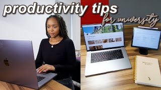 HOW I STAY PRODUCTIVE AND MOTIVATED as a Master's Student and YouTuber | Productivity Tips for Uni