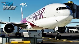 World Cup 2022 Qatar Airways 777300ER | Los Angeles ✈ Doha, Qatar | A MSFS Experience