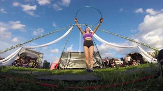 Strawberry Fair 2018 High Wired Hula Hoop Act
