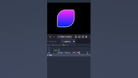 css border property | css border radius| html css video | coding tricks #htmlcss #shorts #coding