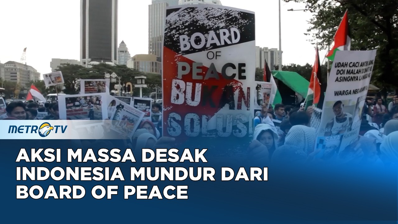 Ribuan Warga Jakarta Tolak Keterlibatan Indonesia di Board of Peace