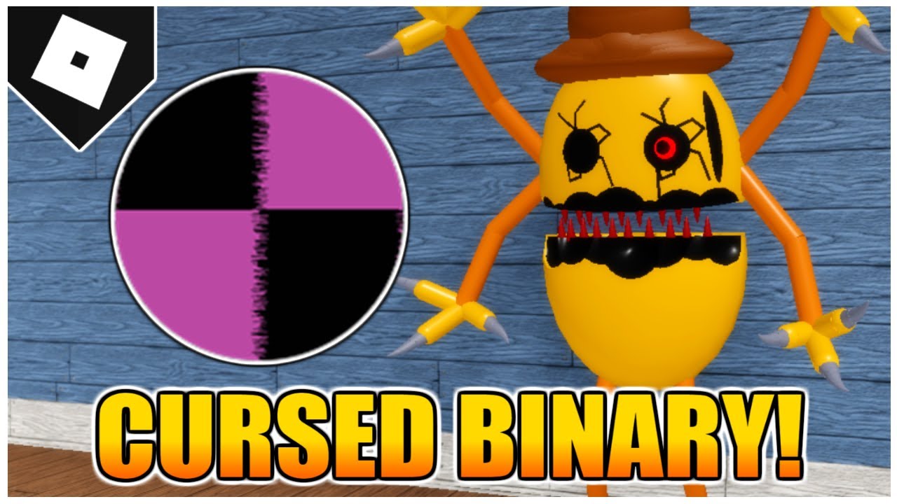 How To Get The Cursed Binary Badge Corrupted Mr P Morph In Piggy Rp Infection Roblox Youtube