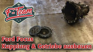 Ford Focus Getriebe Ausbauen Abbauen Kupplung Wechseln Erneuern Tutorial Anleitung Youtube