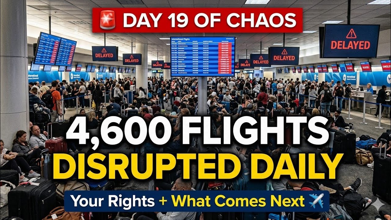 US Flight Chaos Explained — Why 4,600 Flights Are Being Disrupted Every ...