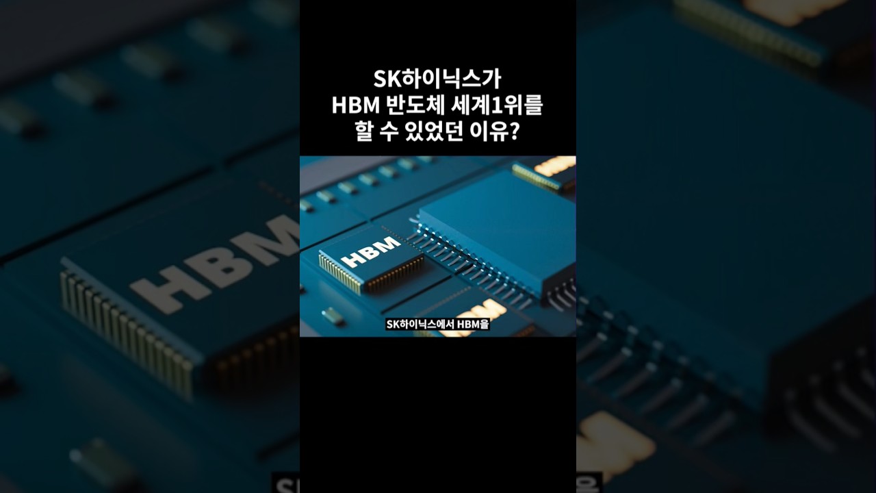 SK하이닉스가 HBM반도체 세계1위를 할 수 있었던 이유?