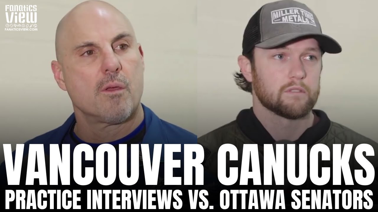 Rick Tocchet & Thatcher Demko Discuss Nearing Return to Play for Canucks, Conor Garland Impact