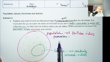 Stat 243 Module 1 Video 5 Population Parameters and Notation