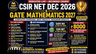 CSIR NET DECEMBER 2026, GATE 2027 ALL COURSES ARE OFFICIALY LAUNCHED #csirnet2026 #gate2026