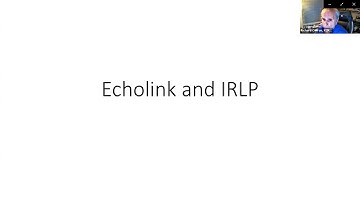 Echolink and IRLP