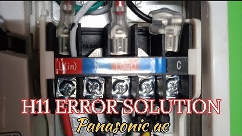 H11 Error Code In Panasonic Ac || H11 Error Code || Panasonic ac H11 Error || Jahir Technical