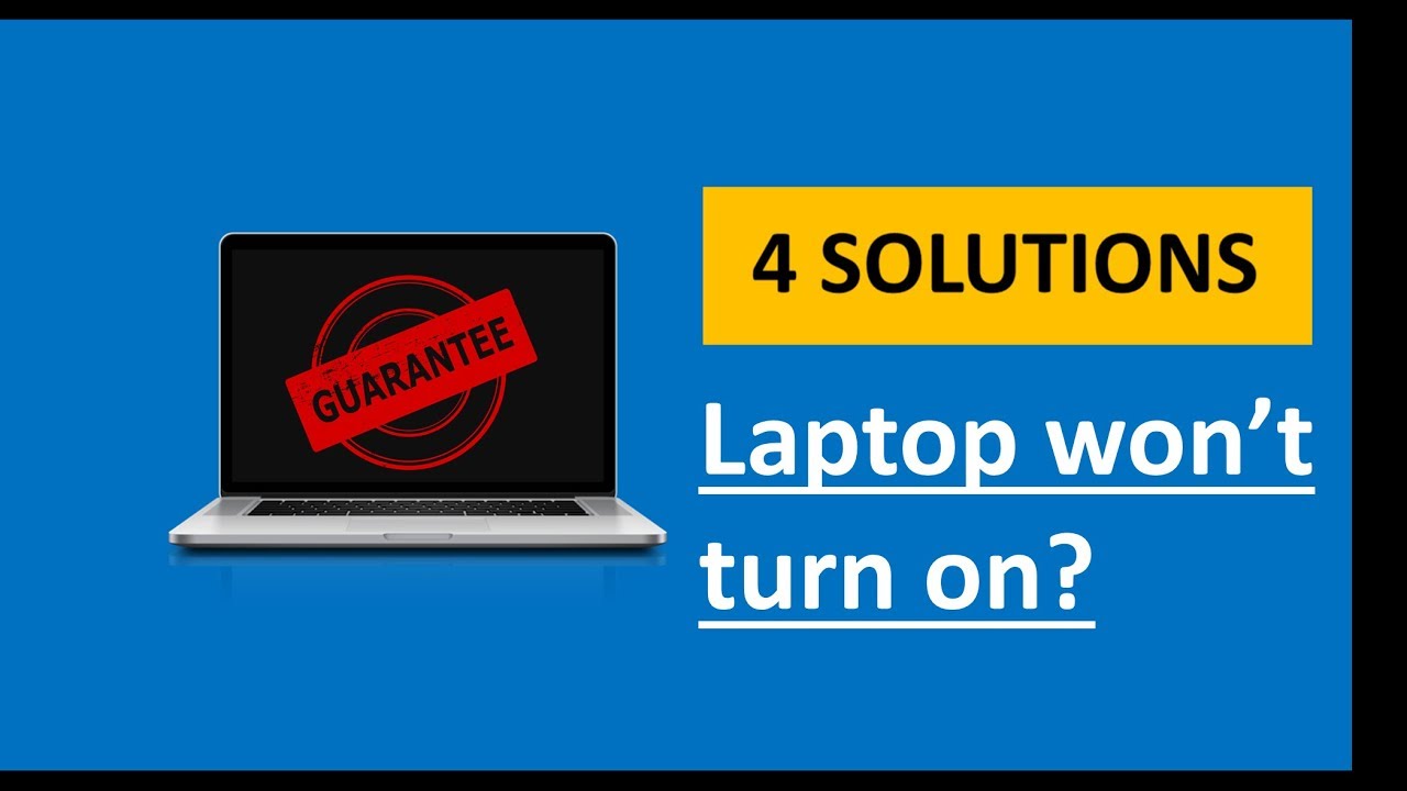 How To Fix A Laptop That Wont Turn On No Power Repair 2019 Fix