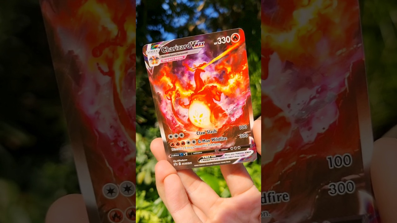 CHARIZARD VMAX PEGANDO FOGO   🔥 #capitaohunter #pokemon #pokemoncard