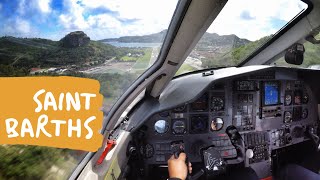 Trip to St Barths on the Pilatus PC-12 - GoPro *ATC Audio*