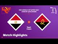 Egypt v Angola | FIFA World Cup Qatar 2022 | Match Highlights