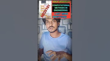 Computational Methods in Engineering (ME25101)Regulation 2025#annauniversity#me25101 #regulation2025