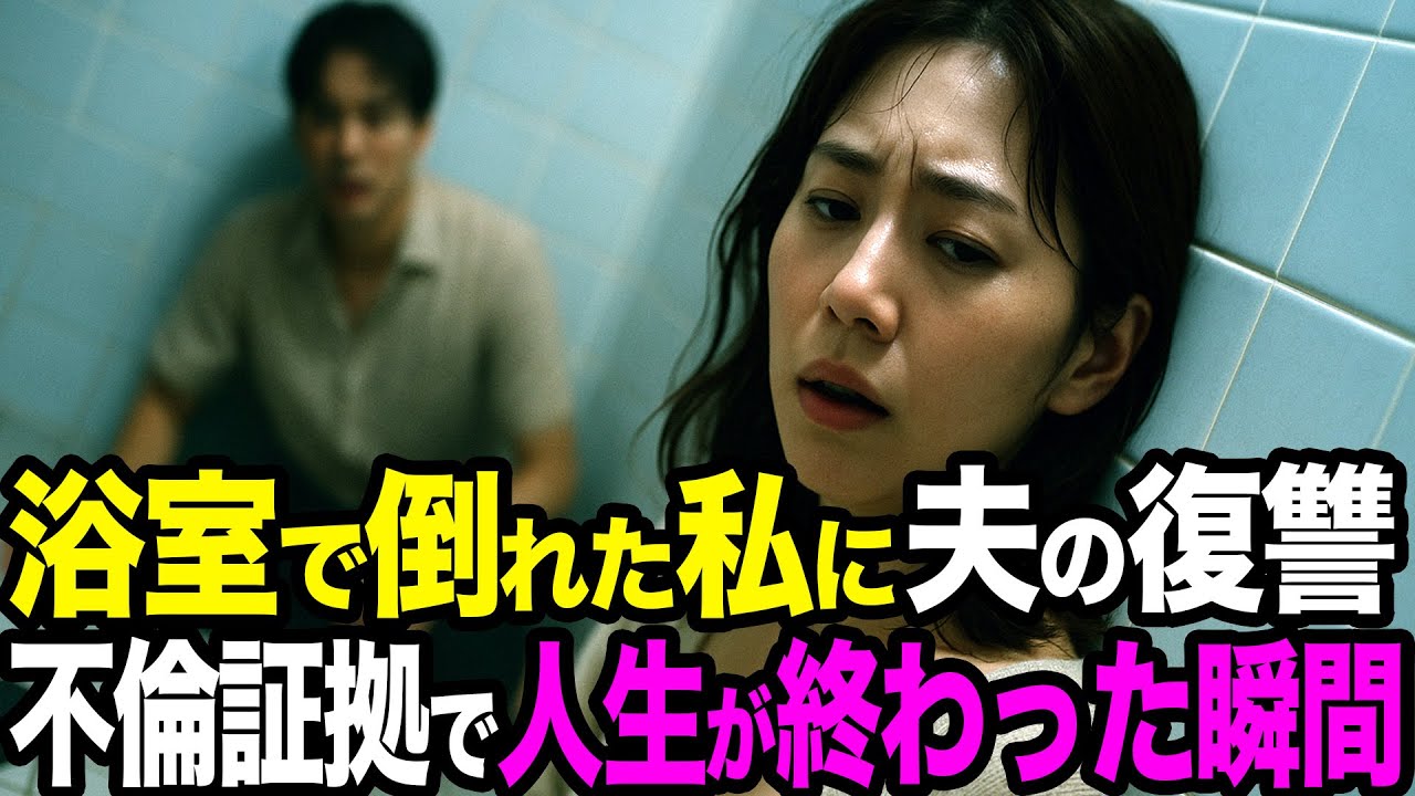 【シタ妻】「今から、地獄を見せてやる」浴室で意識を失った私…病院で目を覚ました瞬間、不倫証拠を突きつけられ、人生が終わった瞬間【修羅場朗読】