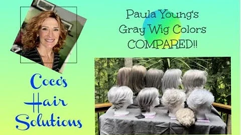 Paula Young's Gray Wig Colors: COMPARED!!!