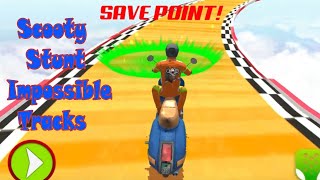 Scooty Stunt Impossible Tracks - Ramp Stunt Bike Game # 2 screenshot 3