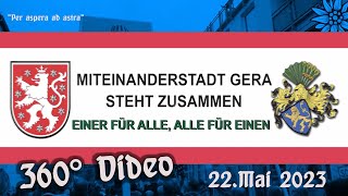Gera dem 22.Mai 2023. Montagsspaziergang als 360° Video
