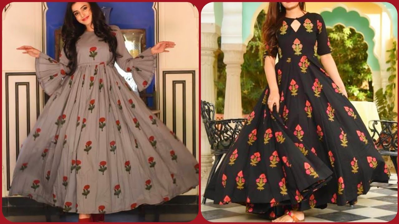 2023 में इस type के dress बहुत trend में है|Latest Gown Design|Party Wear  Outfitsबेहद खूबसूरत गाउन👌🏻 - YouTube