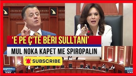 ‘Oj Mamicë, e pe ç’të bëri Sulltani me ato të tijat” -Flamur Noka i hidhet në fyt Elisa Spiropalit