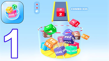 Cup Of Merge 2048 - Gameplay Part 1 Tutorial (Android, iOS)