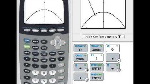 TI 84 Video  Finding Graph Coordinates Tracing