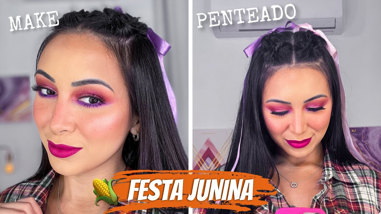 Passo a passo de penteados fáceis e legais para festa junina – Glitz –  Mania de Blogar