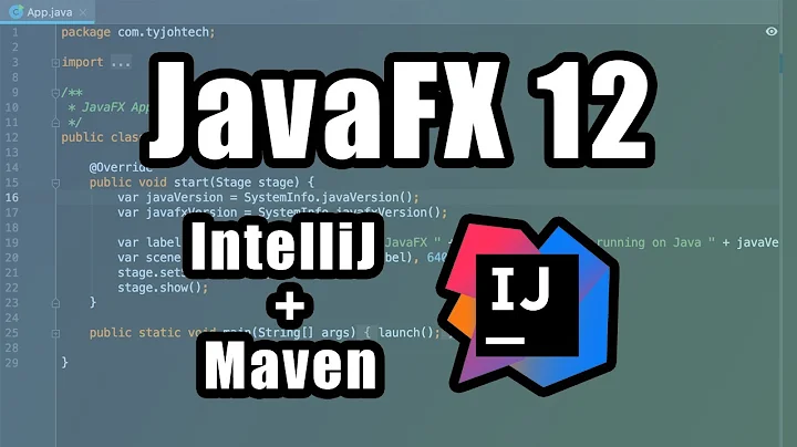 Easiest JavaFX Setup, IntelliJ and Maven (2020)