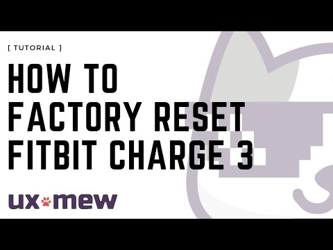 resetting charge 3 fitbit