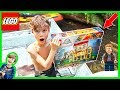 LEGO SET STOLEN by POND MONSTER! (JURASSIC WORLD)