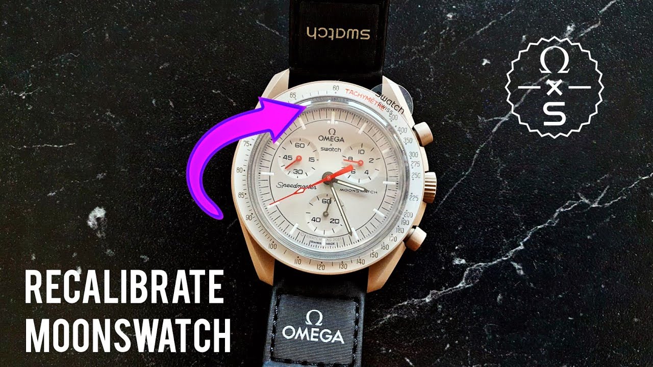 How to reset the Chronograph hands on a Moonswatch - YouTube