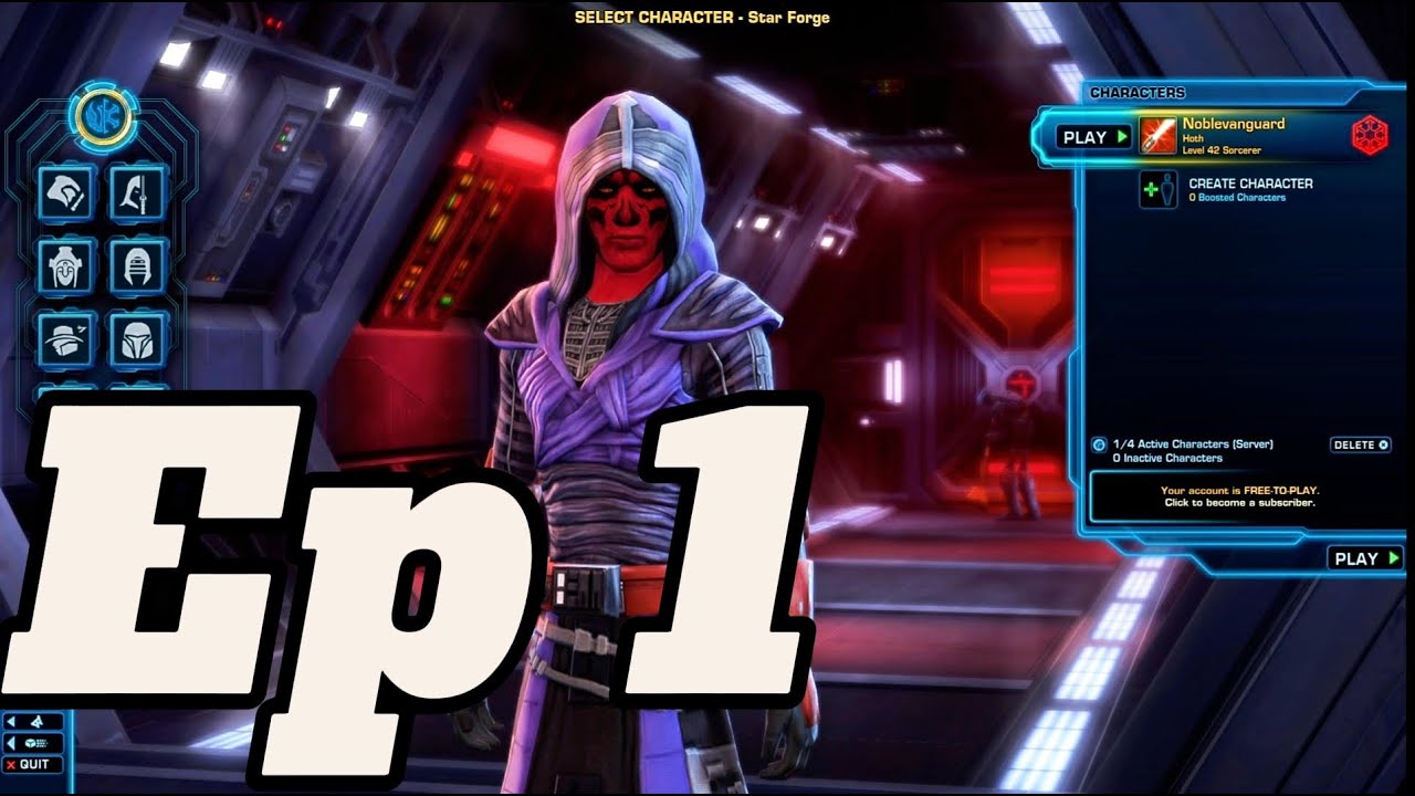 Star War The Old Republic Online Sith Sorcerer Ep1