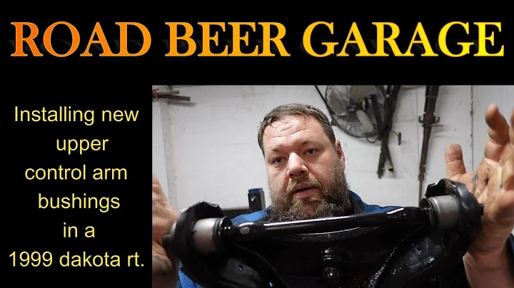 How to install upper control arm bushings in a 1999 dakota rt. for real this time