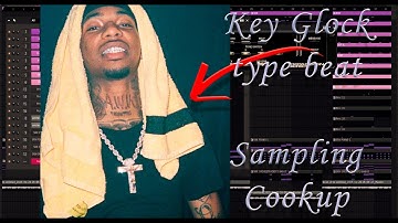 How to make Key Glock type beat | EASY Sampling