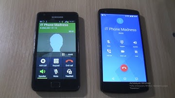 Incoming call & Outgoing call at the Same Time Samsung Galaxy S2+Nexus 5