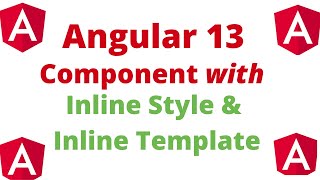 Angular 13 - Component with Inline Style & Template in Urdu/Hindi