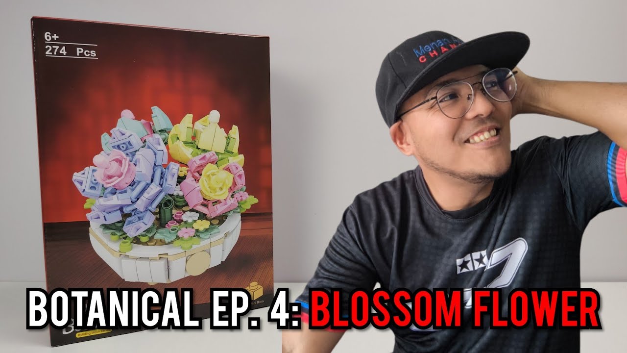 BLOSSOM FLOWER!! SET KE-4 BOTANICAL BUILDING BLOCK SERIES!! - YouTube