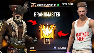 HACKER? GRANDMASTER Push Complete in 19 Hours Must Watch Gameplay - Garena Free Fire