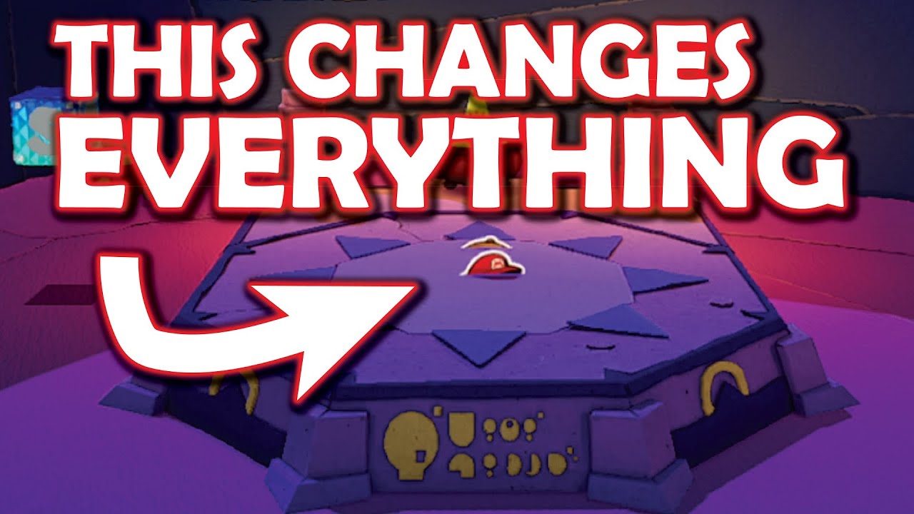 Paper Mario The Origami King potential speedrun skip sun altar glitch