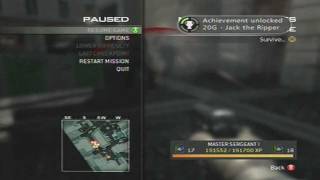 mw3 jack the ripper achievement guide