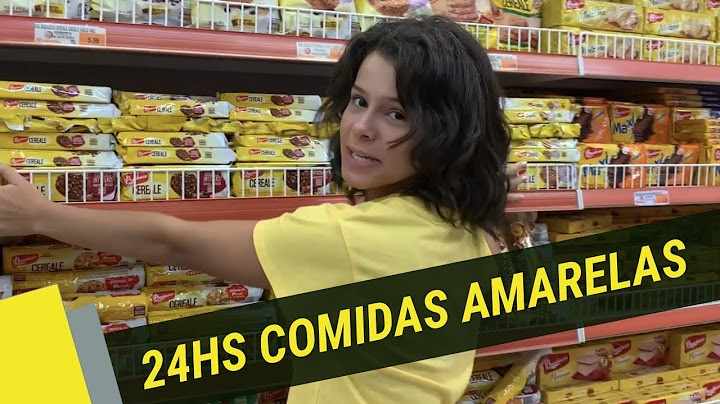 UM DIA INTEIRO SÓ COMENDO COMIDA AMARELA - GABRIELLA SARAIVAH