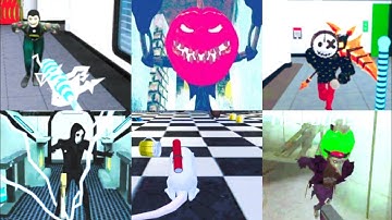 Indie Fist All Game Enemies Death Scene | Smiling X Corp Vs Smiling X Corp 2 Vs Erich Sann