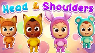 أغنية head shoulders knees and toes | قناة بيكابو | Peekaboo